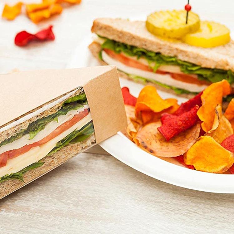 Disposable Kraft Paper Sandwich Packing