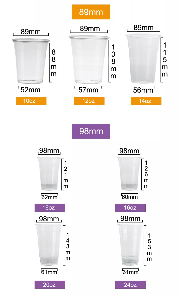 Disposable Clear Drink Cups