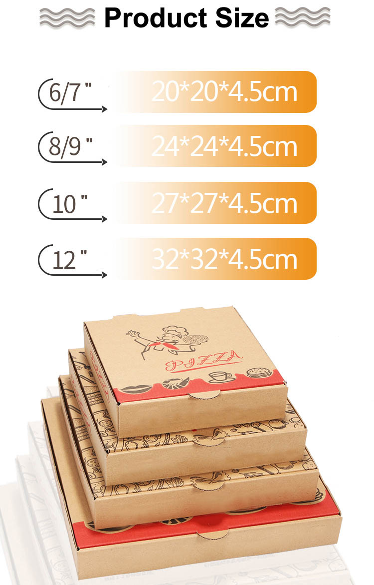 Pizzakartons aus Wellpappe