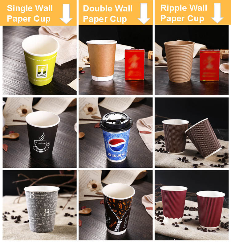 Einweg-Kaffeetassen aus Papier