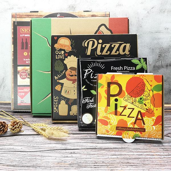Disposable Kraft Paper Pizza Boxes
